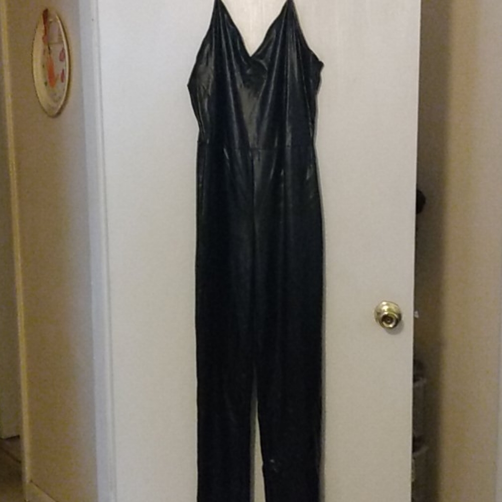 Leather onesie set